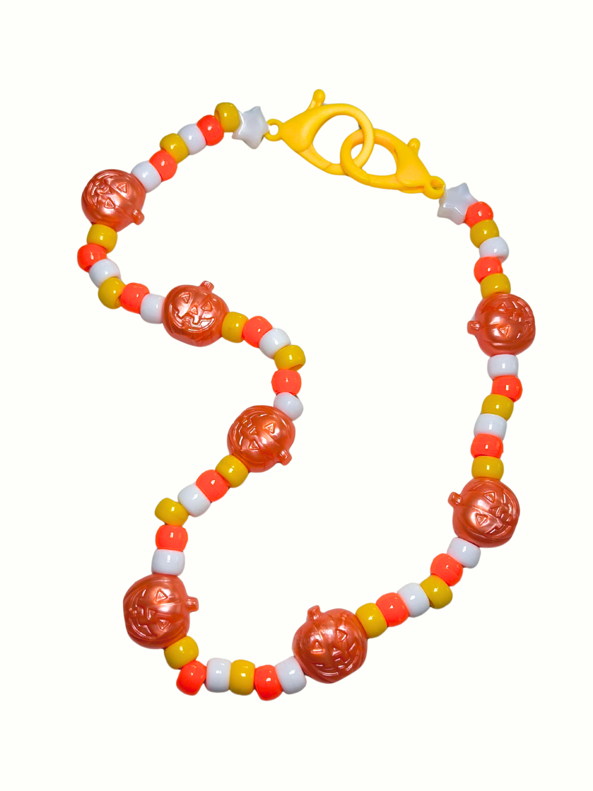 CANDY CORN: DOG NECKLACE