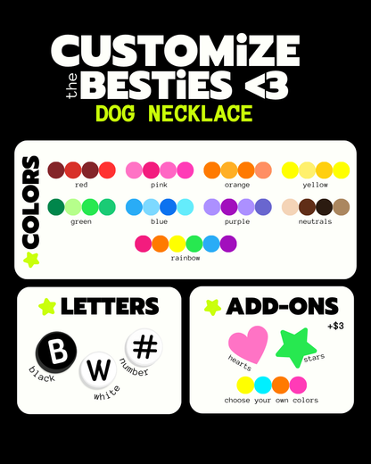 CALL MY BESTiE: DOG NECKLACE